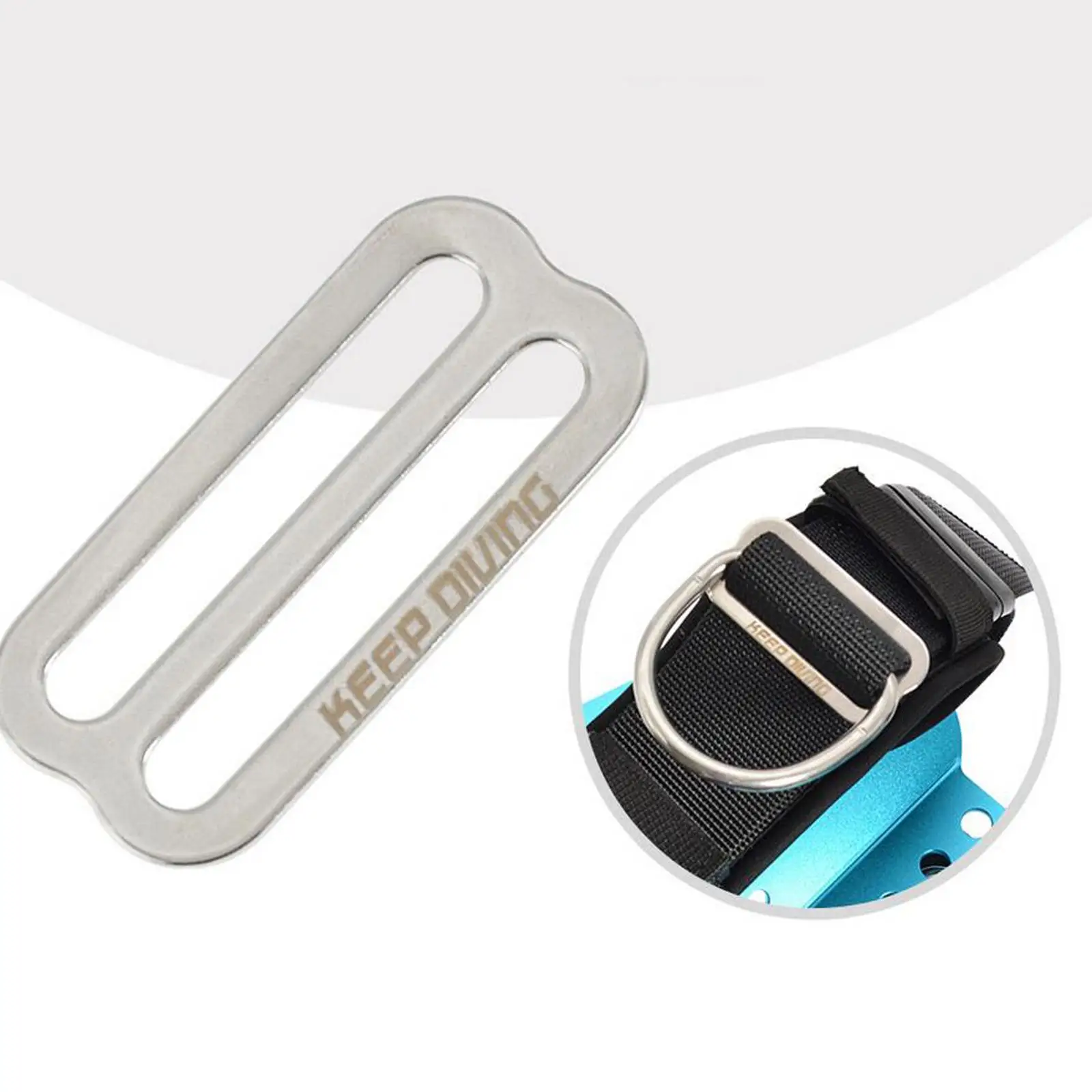 

Technical Scuba Diving Weight Belt Webbing Keeper Slide BCD Glider Stopper