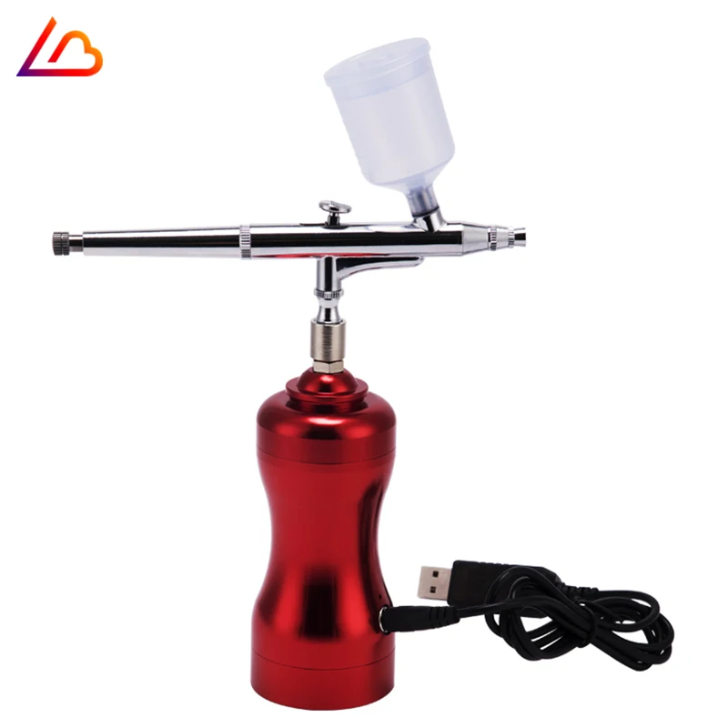 

Портативный Электрический Аэрограф краска краситель воздушный насос Аэрограф перезаряжаемый Аэрограф кисть Аэрограф Краска Инструмент