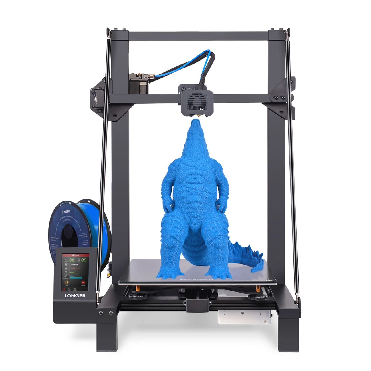 

LONGER Lk5 Pro Fdm 3D Printer Laser Engraver Cnc 300*300*400mm Triangle Design Dual Blower Composite Coated Tempered Glass