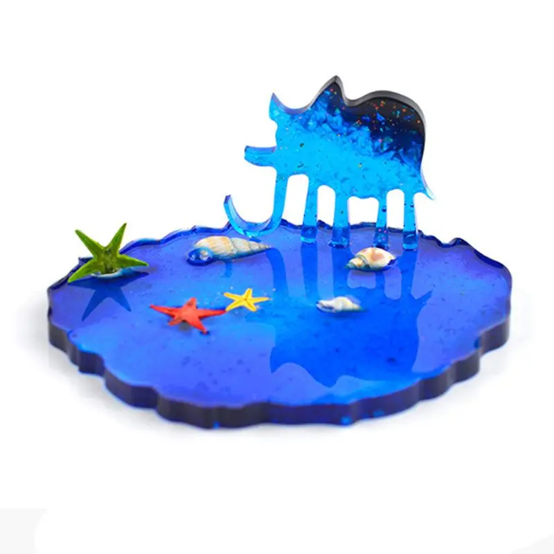

4Pcs Resin Casting Molds Resin Coaster Mold Silicone Molds for DIY Craft Making