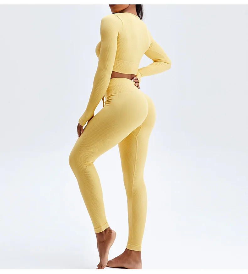 

High waist pants women's autumn and winter new tight sports fitness trousers