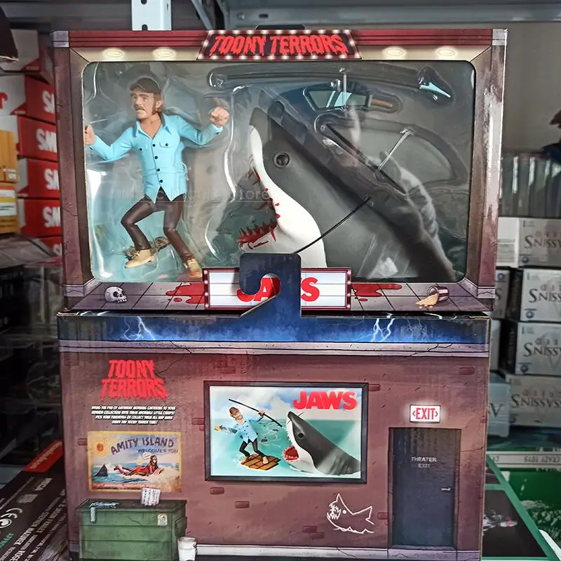 Фигурка NECA Jaws Matt Hooper фигурка одежды Toony Terrors челюсти и Quint модели акулы игрушка