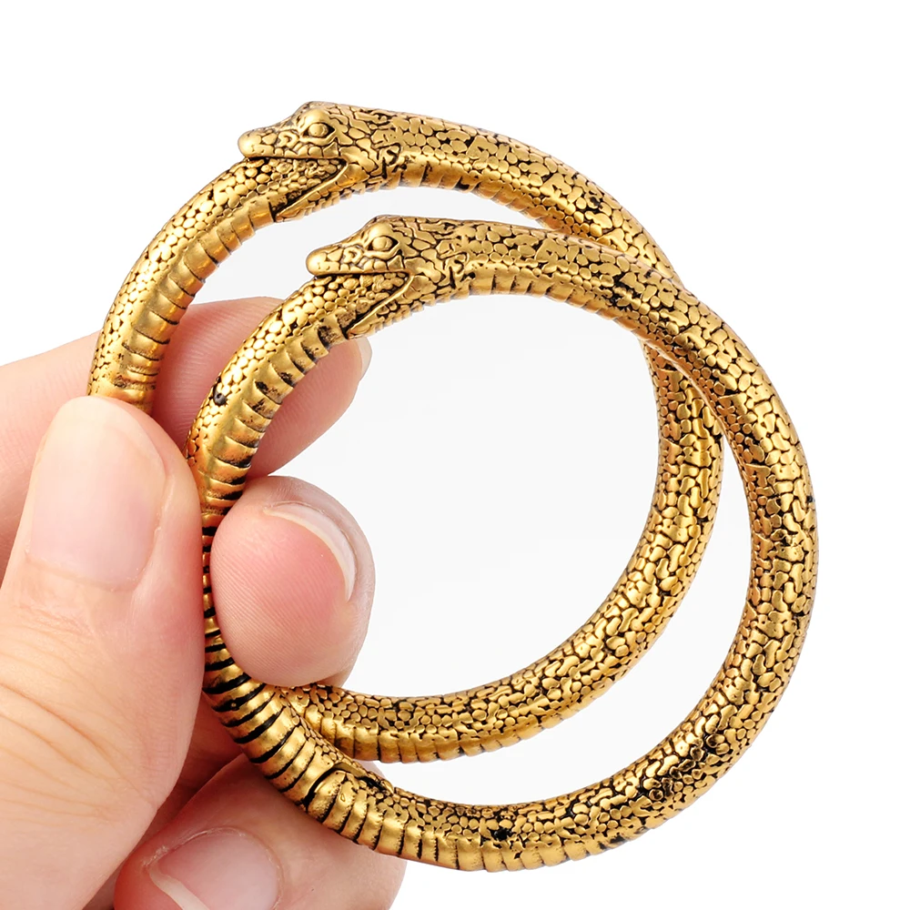 Casvort винтажное круглое кольцо змея весы для Растягивающихся ушных вкладышей