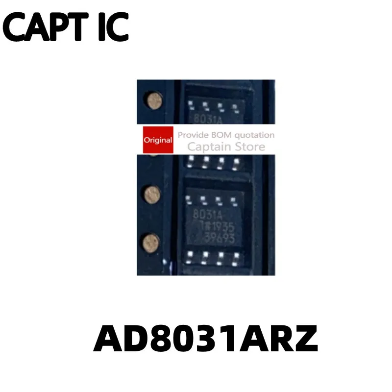 Микросхема операционного усилителя AD8031 AD8031AR AD8031ARZ 8031A SOP-8, 1 шт.