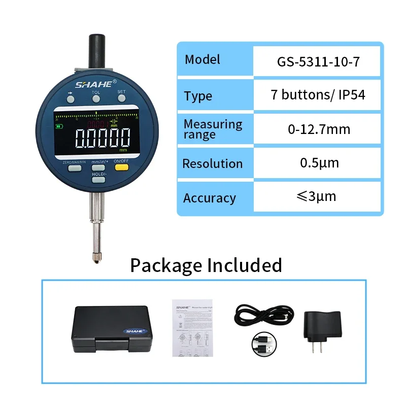 

Цифровой индикатор SHAHE 0,5 мкм