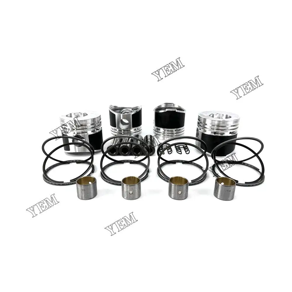 Новый Поршень с кольцами для Mitsubishi K4E-DI запасные части двигателя