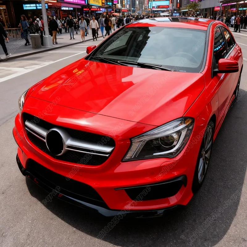Фото Комплект сплиттеров-спойлеров для переднего бампера Mercedes-Benz CLA Class X117 C117 CLA45 CLA200 CLA220 CLA250 CLA260 AMG 2013 2014 2015 №4