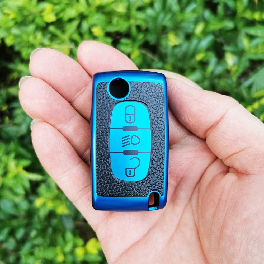 Высококачественная Автомобильная флип-сумка из ТПУ для Peugeot 107 207 307 308 407 607 3008 Citroen