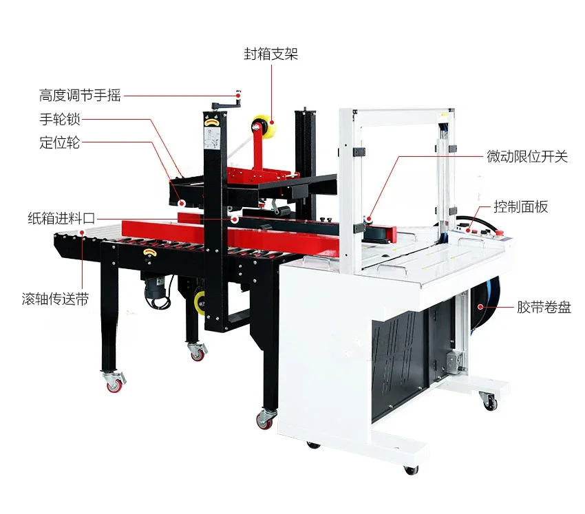 Автоматическая упаковочная машина экспресс-упаковка и уплотнение картонных
