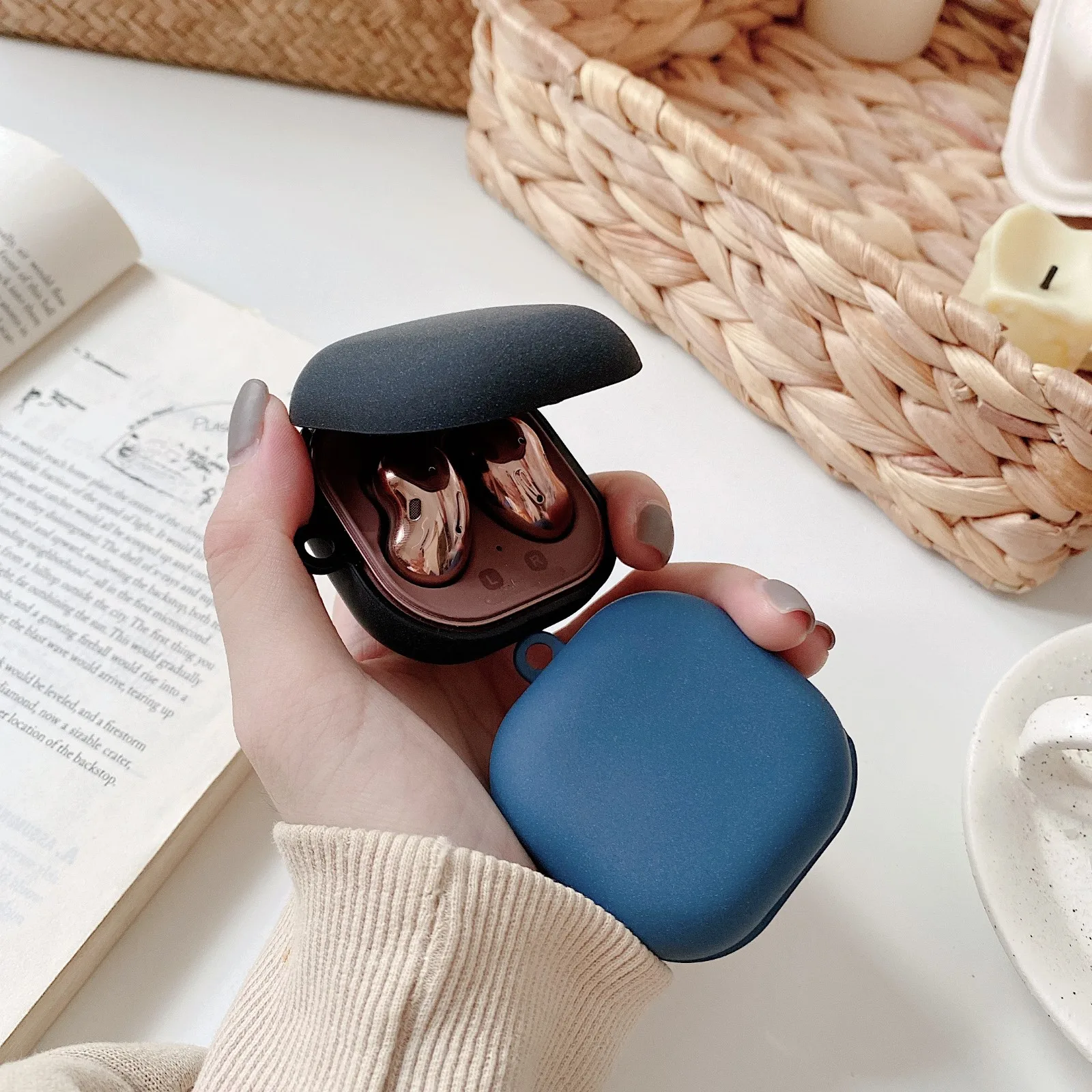 Чехол для Galaxy Buds Live 2 Pro FE художественный матовый чехол Samsung защитный жесткий