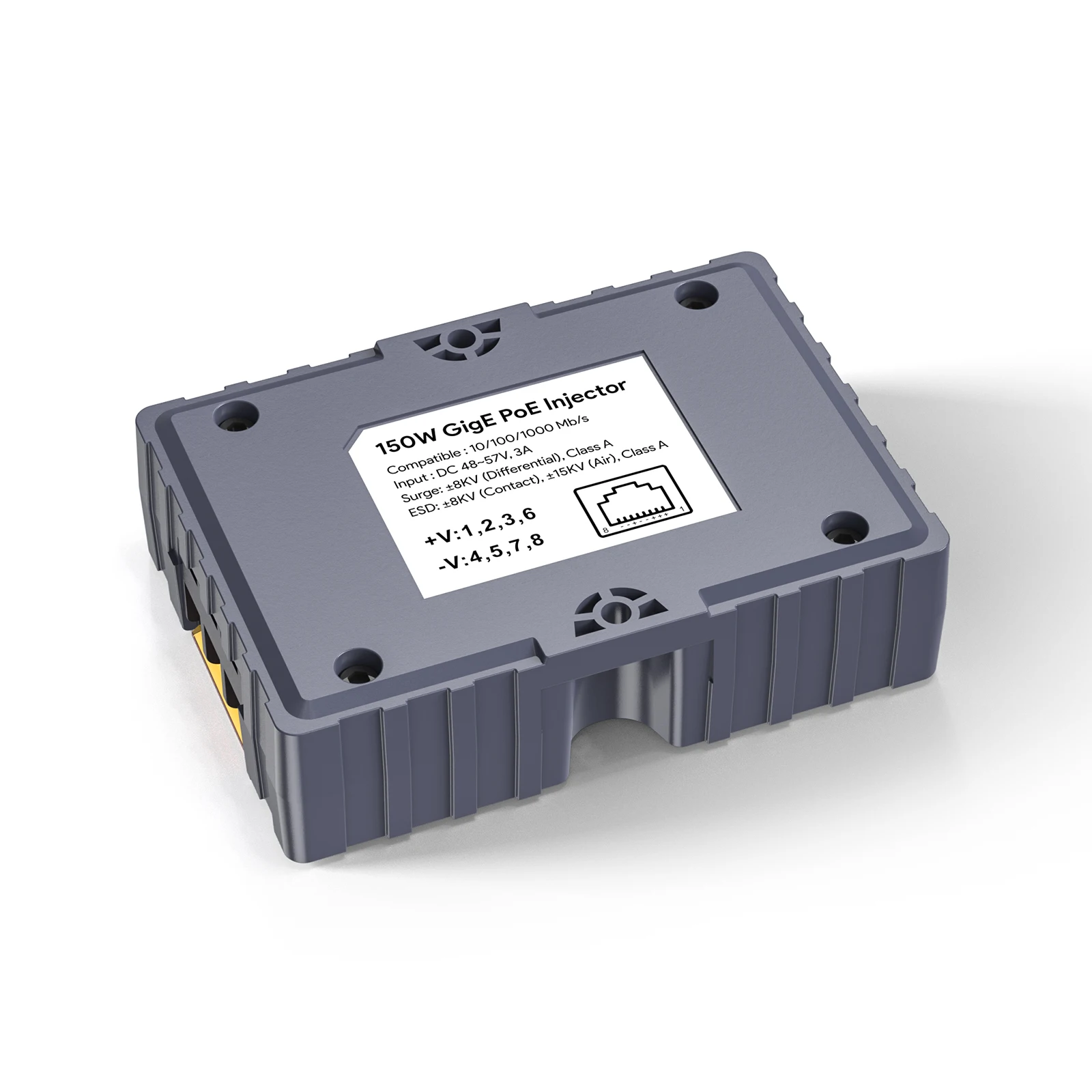 Инжектор EDUP Starlink 150 Вт GigE PoE с защитой от вспышки 8KV ESD безопасный для