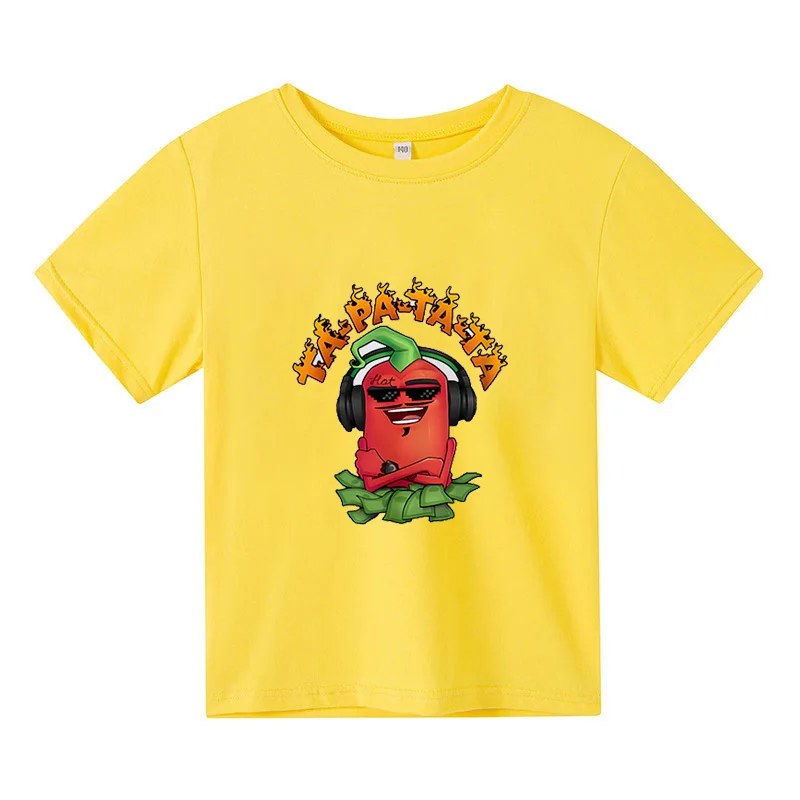 

Music Children's Clothes Girls Boys Clothes T-Shirts Boys Girls 2-14 Years Old Clothes Cartoon Anime Leisure Play Walking Childr