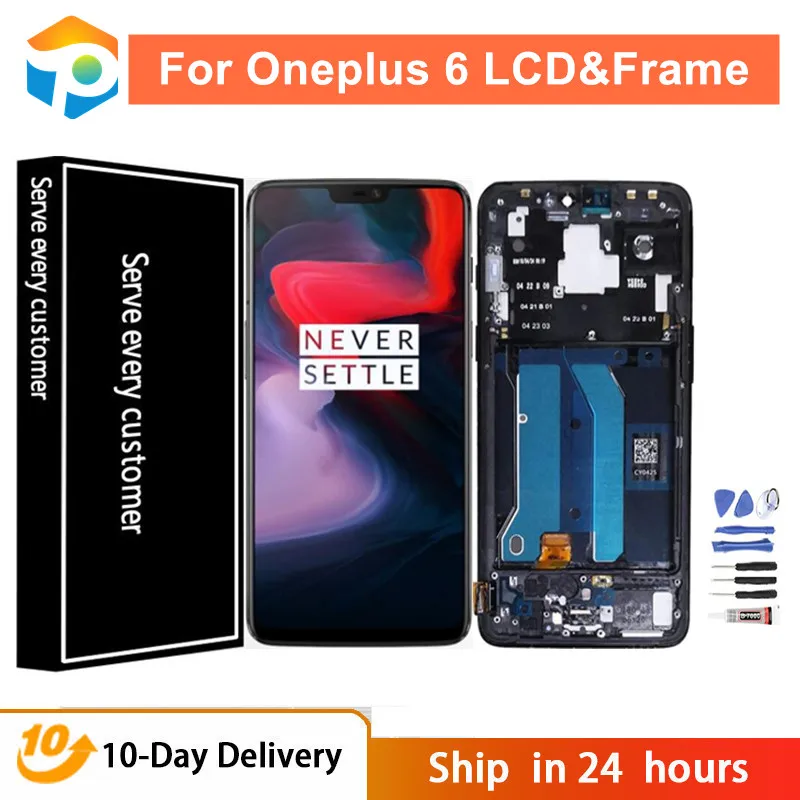 Original Tested AAA Amoled Display Replacement For Oneplus 6 LCD Screen For Oneplus 6 LCD Touch Screen Digitizer Assembly