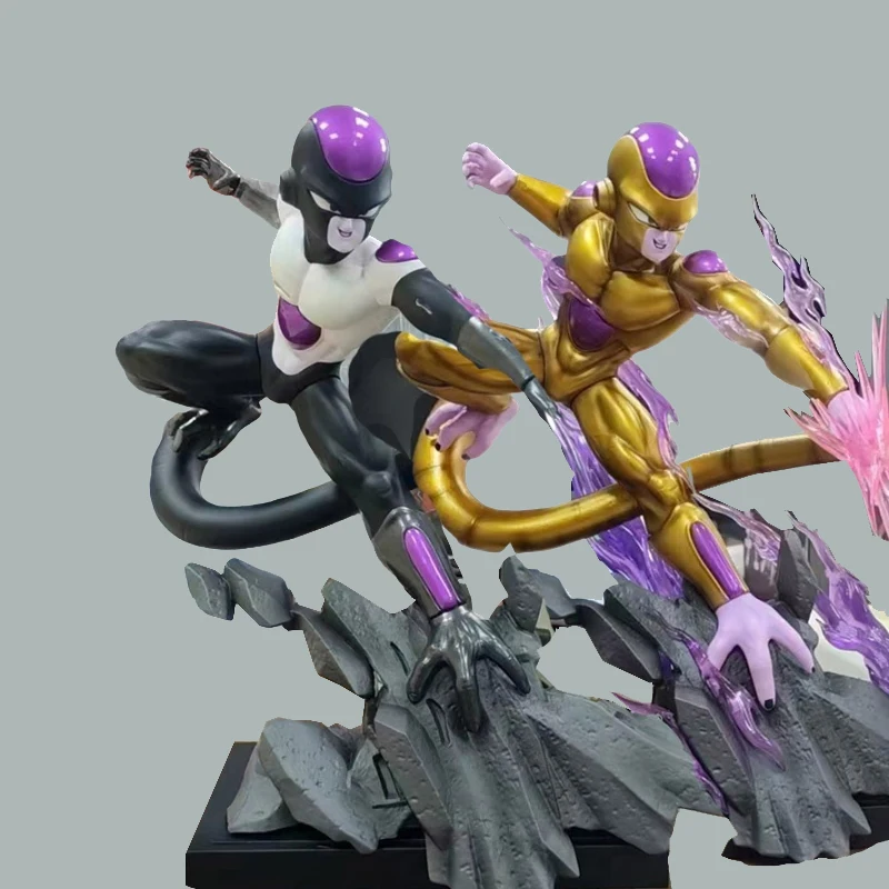 

24cm Anime Dragon Ball Super Gold Frieza Figure Black Freezer Figurine Flower Erwheel Frieza Action Figure PVC Statue Model Toys