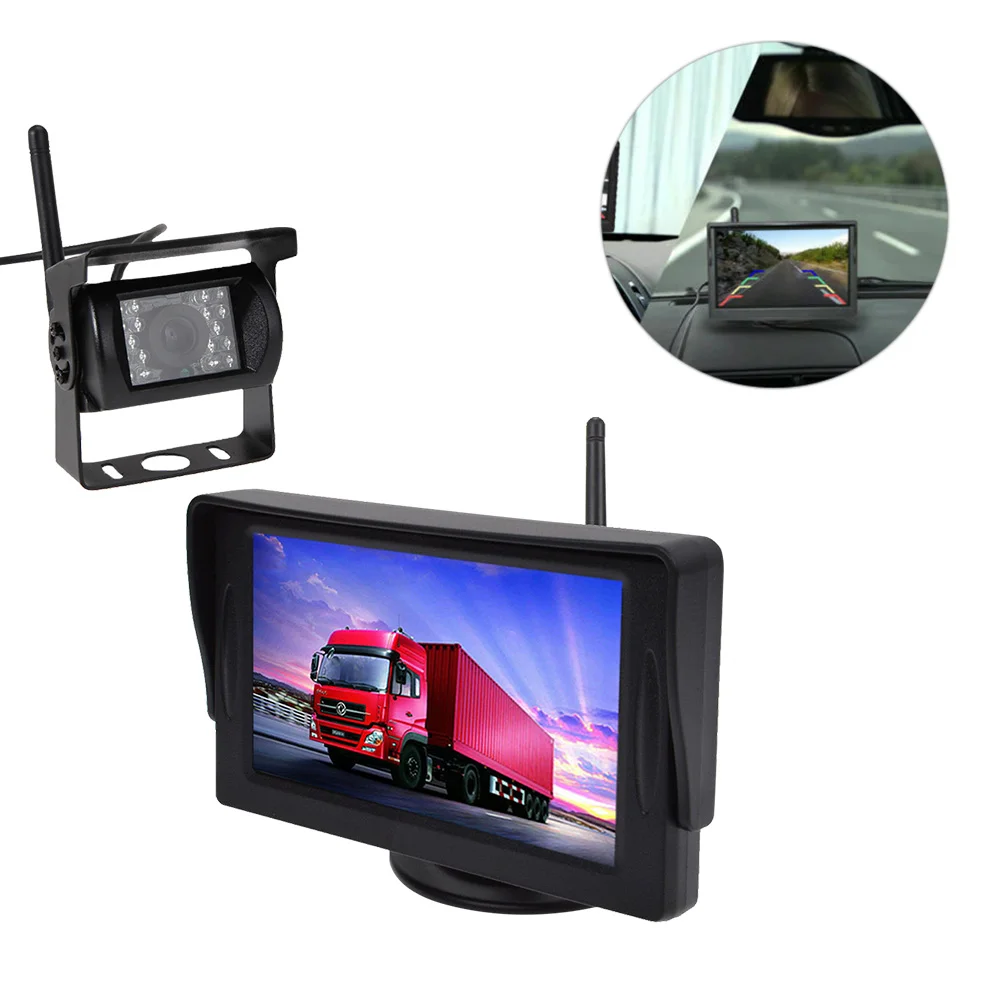 

Камера заднего вида Автомобильная беспроводная, 2,4 ГГц, 1 шт.