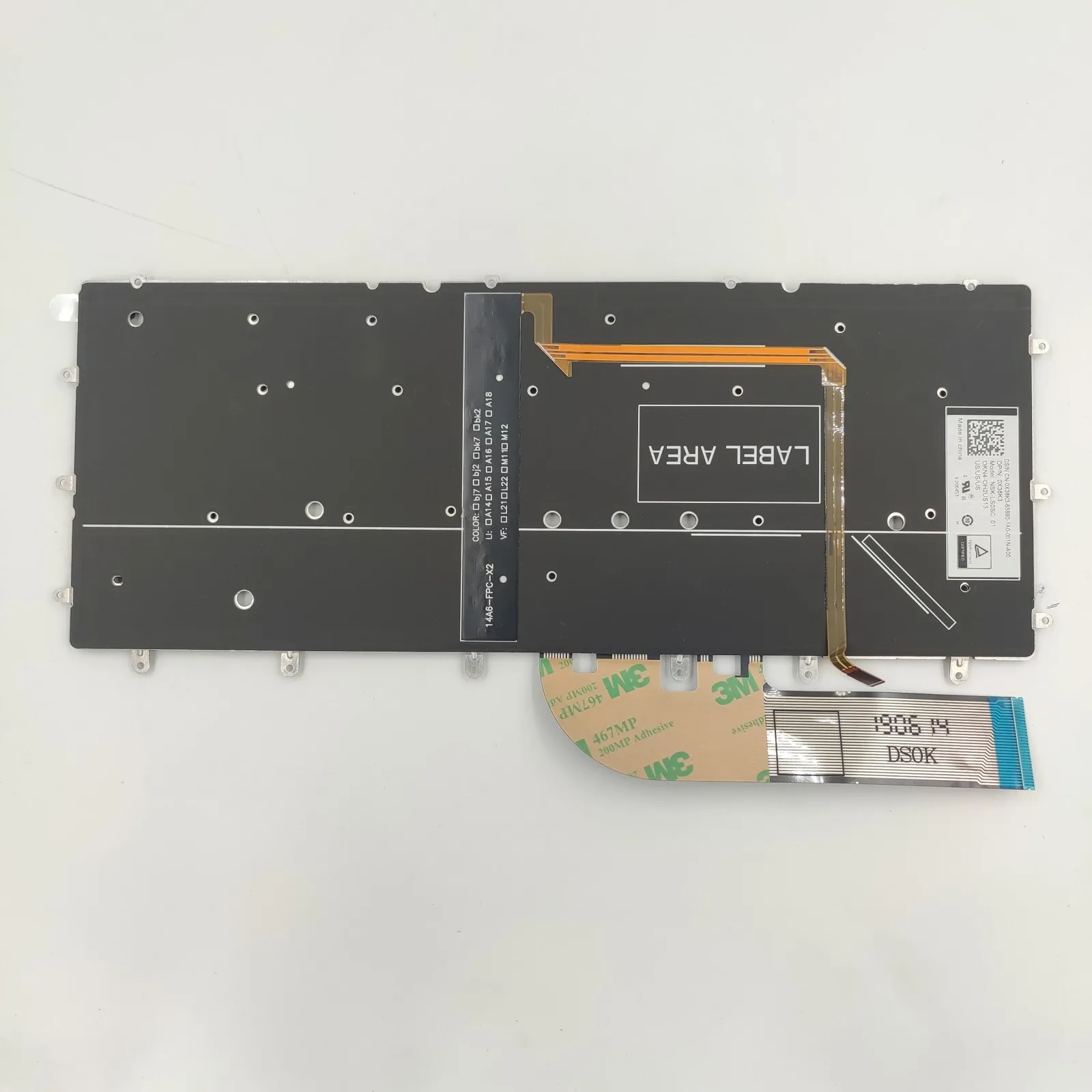 Клавиатура для ноутбука SP для Dell XPS 13 9343 9350 9360 15BR N7547 N7548 P54G P41F (art.: 3920dc57cf1bc) - 3920dc57cf1bc