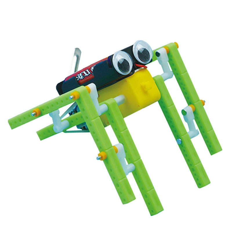 

1Set Children's Science Experiment, Eight-legged Robot Science And Technology School, Making Gift Toys For Intellectual Students