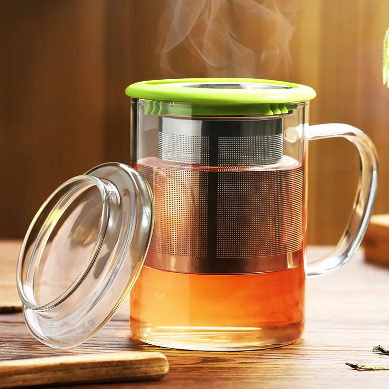 

Heat Resistant Glass Teapot with Stainless Steel Tea Infuser Filter Flower Tea Kettle Kung Fu Tea Set Puer Oolong Teapot Hotsale