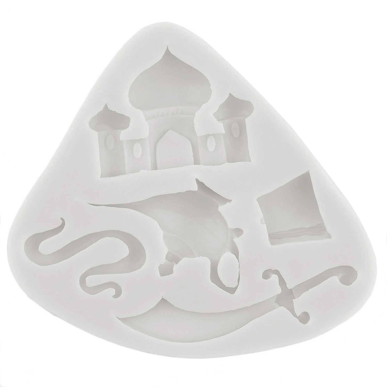 Силиконовая форма Aladdin с мифом лампа нож чайник домик замок для помадки украшение