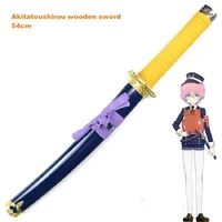 55cm sword dance wooden knife weapon cosplay japanese animation surrounding performance props equipment childrens birthday gift
