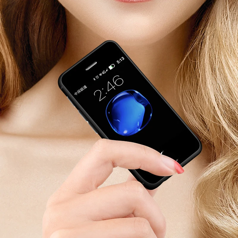 S9X Ultra Slim Mini Smartphone 2.5 inch Display 1G RAM 8GB ROM Quad Core Bluetooth 2MP Camera WiFi 3G WCDMA Small Cell Phone