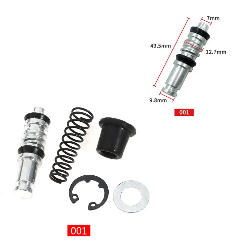 

Мотоциклетный тормозной насос, поршневой поршень, Ремонтный комплект, основная цилиндрическая поршневая установка, ремонтные аксессуары, 1 комплект, 11 мм, 12,7 мм, 14 мм, 16 мм