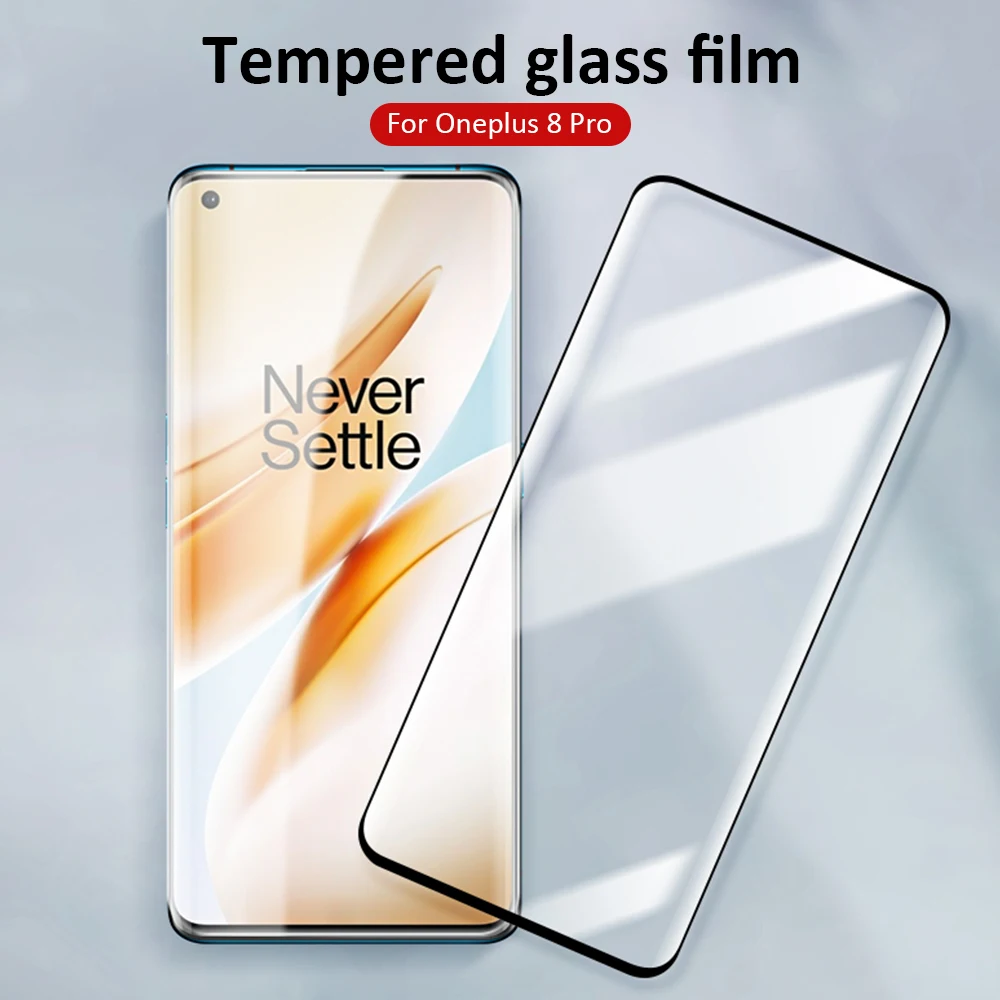 2PCS Tempered Glass For Oneplus11 10 Pro 9 Pro 8 Pro 7Pro Screen Protector For One Plus 10 8 9 7 Pro Full Cover Protective Glass