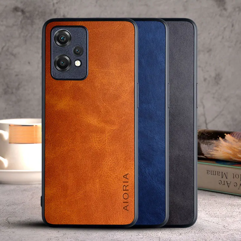 

phone Case for Oneplus Nord CE 2 Lite 2T 5G coque Luxury Vintage leather Skin covers for oneplus nord ce 5g case funda capa