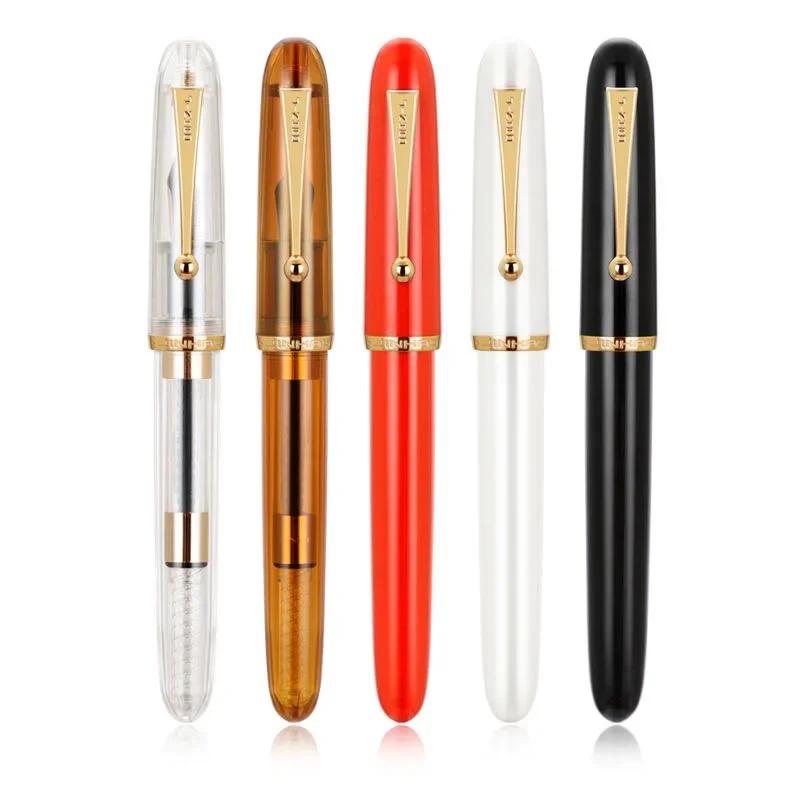 Фото Новая акриловая перьевая ручка Jinhao 9016 Dadao Heartbeat 6 # Чернила для ручек 35 мм, канцелярские товары для студентов, школьные принадлежности, офисные принадлежности, подарок, PK 9 №2
