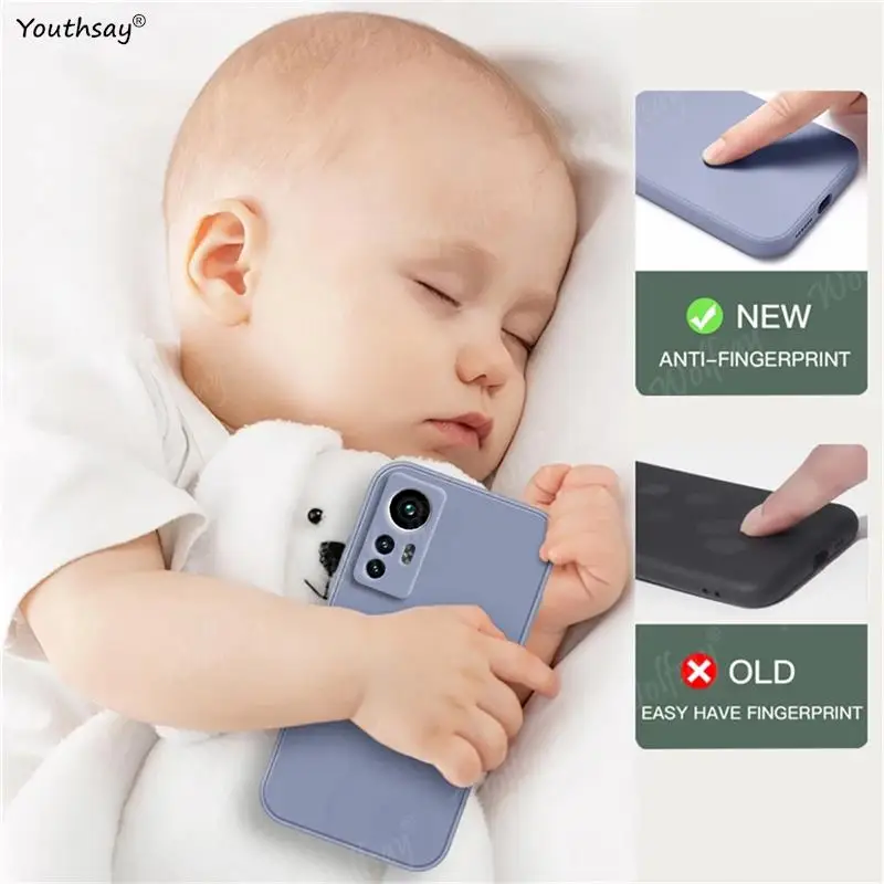 Чехол для Xiaomi 12T Pro 12 13 13T Lite чехол Funda Coque мягкий оригинальный жидкий силиконовый