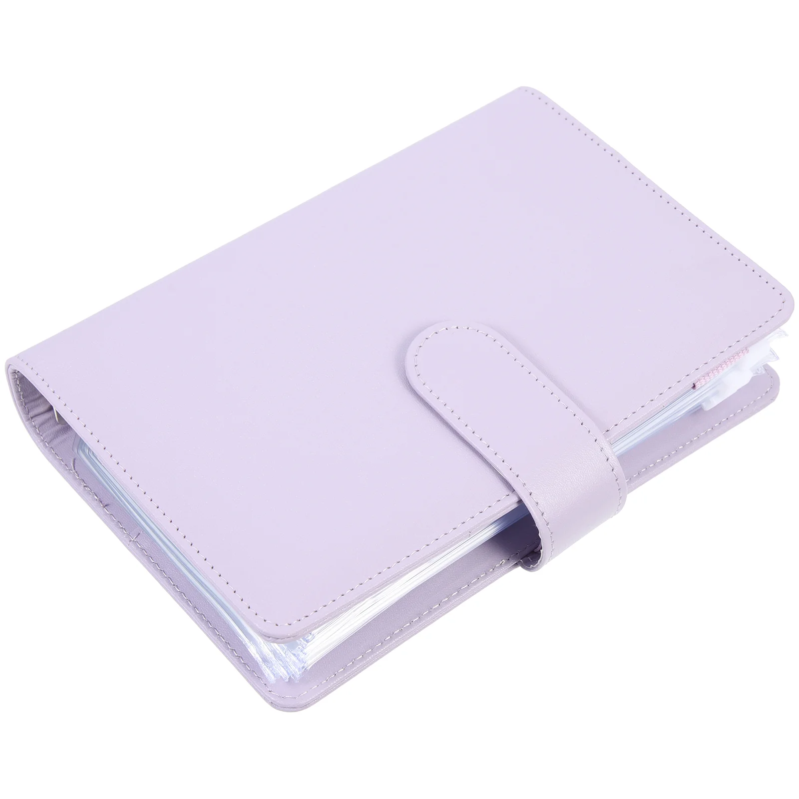 

Binder Budget Book Money Folder Wallet Cash Artwork Portfolio Envelope Compact Notebook A6 Planner Portable Zipper Loose Leaf