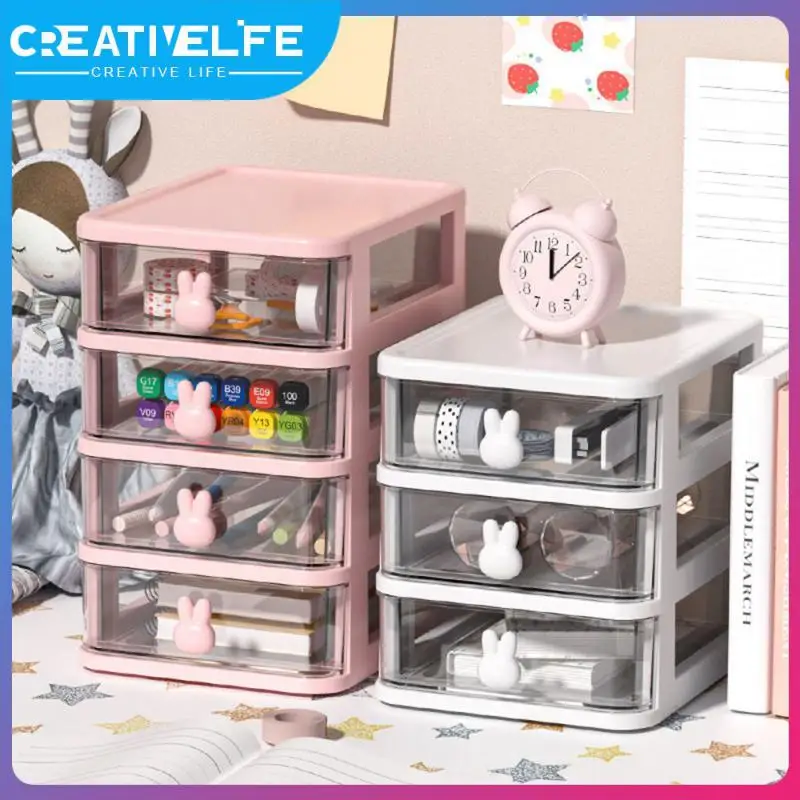 

Large Capacity Hair Rope Sorting Box Multifunctional Durable Desktop Storage Box Cartoon Storage Box Storage Tools High-quality