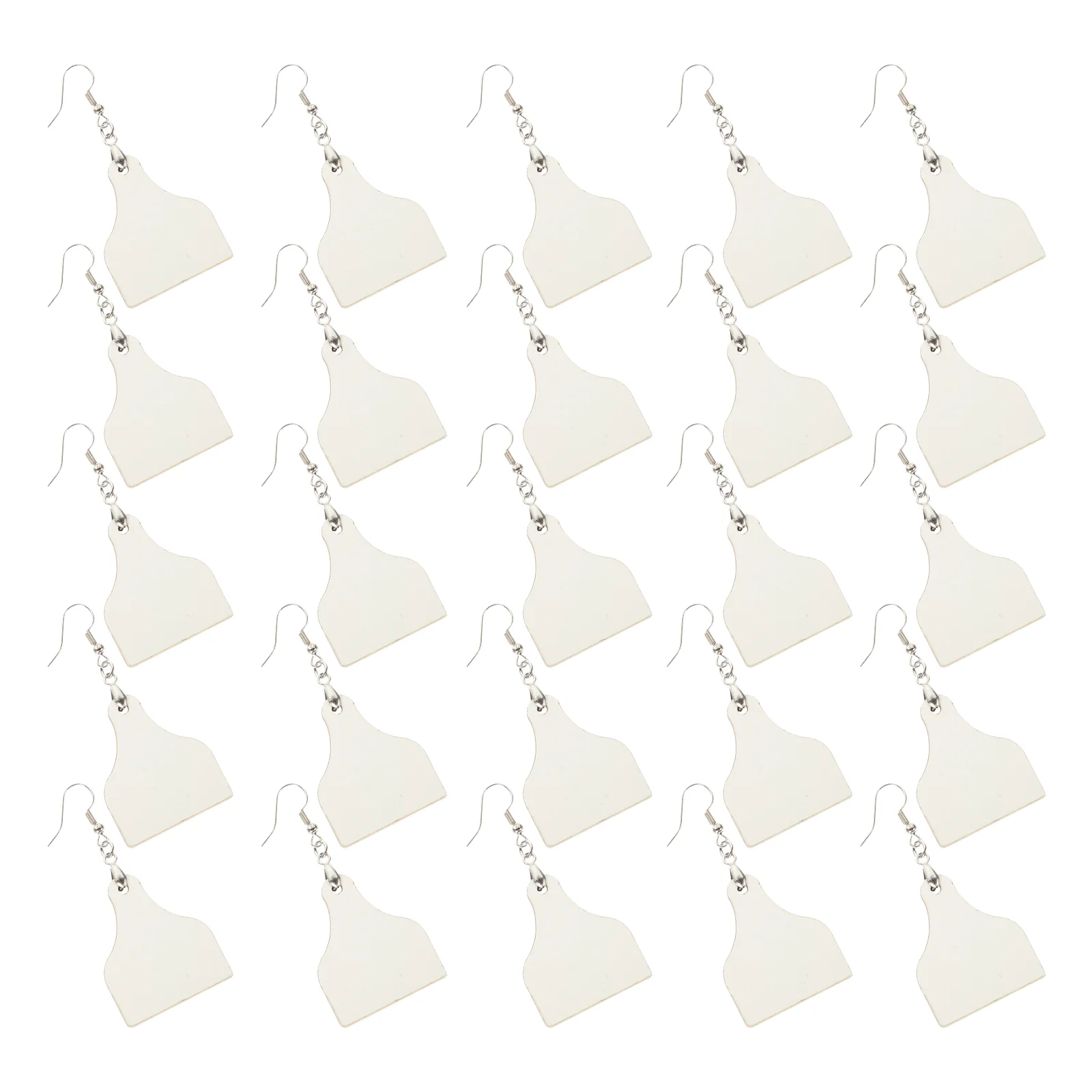 

24Pcs Sublimation Earrings Heat Transfer Earrings Drops DIY Earring Crafts DIY Material