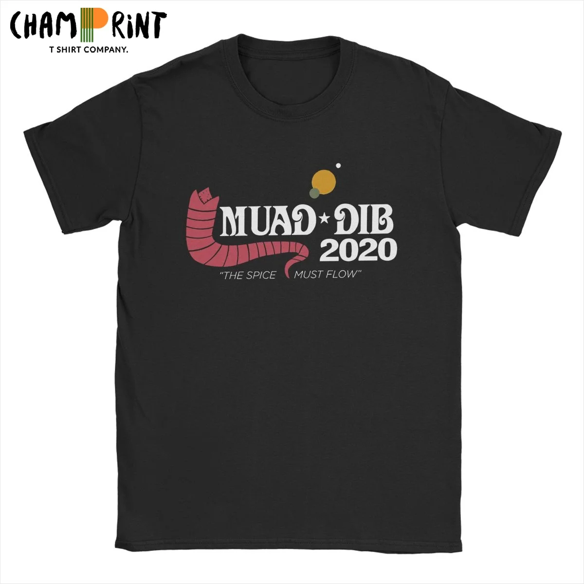 

Dune Muad'Dib 2020 T Shirt for Men Pure Cotton Fashion T-Shirt O Neck Scifi Movie Tees Short Sleeve Tops Adult