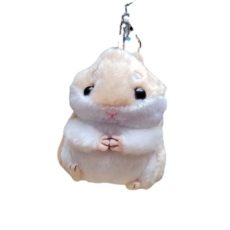 

Маленький хомяк плюшевый брелок милые плюшевые игрушки кавайная одежда автомобильные аксессуары Студенческая сумка сумочка подарок Стич ...