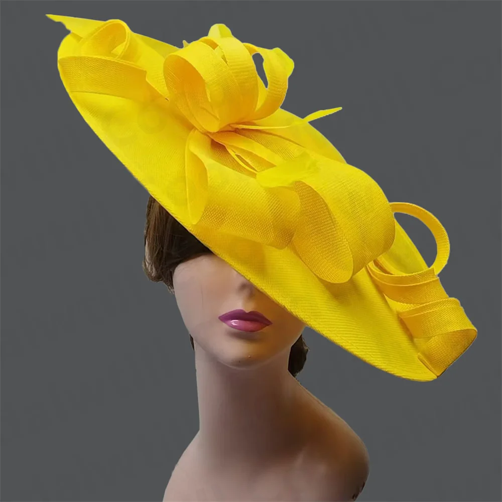 Женская шляпка-Вуалетка Royal Ascot Элегантная шляпка-аксессуар для свадебного