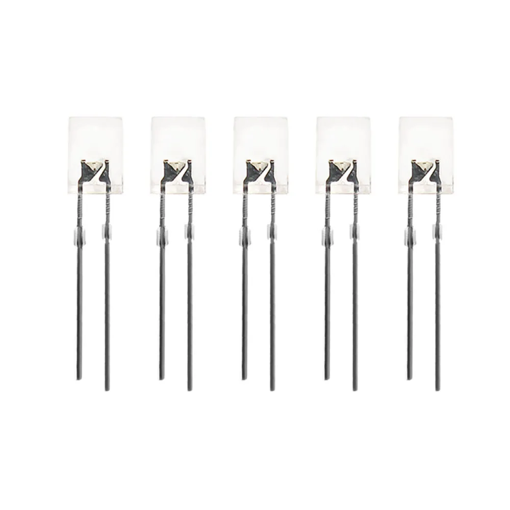 

100PCS Transparent LED Diode 2*5*7MM White Red Yellow Blue Green Led Lights Diod