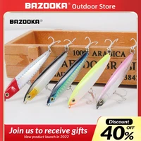 bazooka fishing lure pencil minnow 10g 14g 16g 18g 24g sinking wobbler hard bait artificial spinning tuna pesca pike bass winter