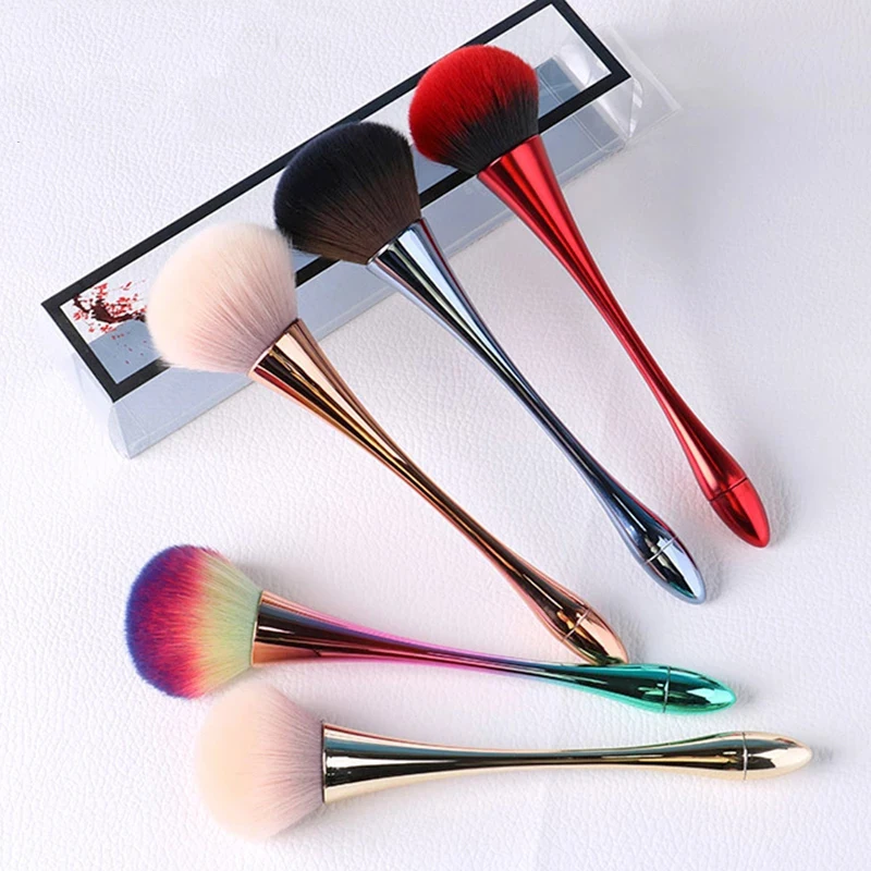 

6 Styles Nail Art Dust Brush For Manicure Beauty Brush Blush Powder brushes Fashion Gel Nail Accessories Nail Material Tools