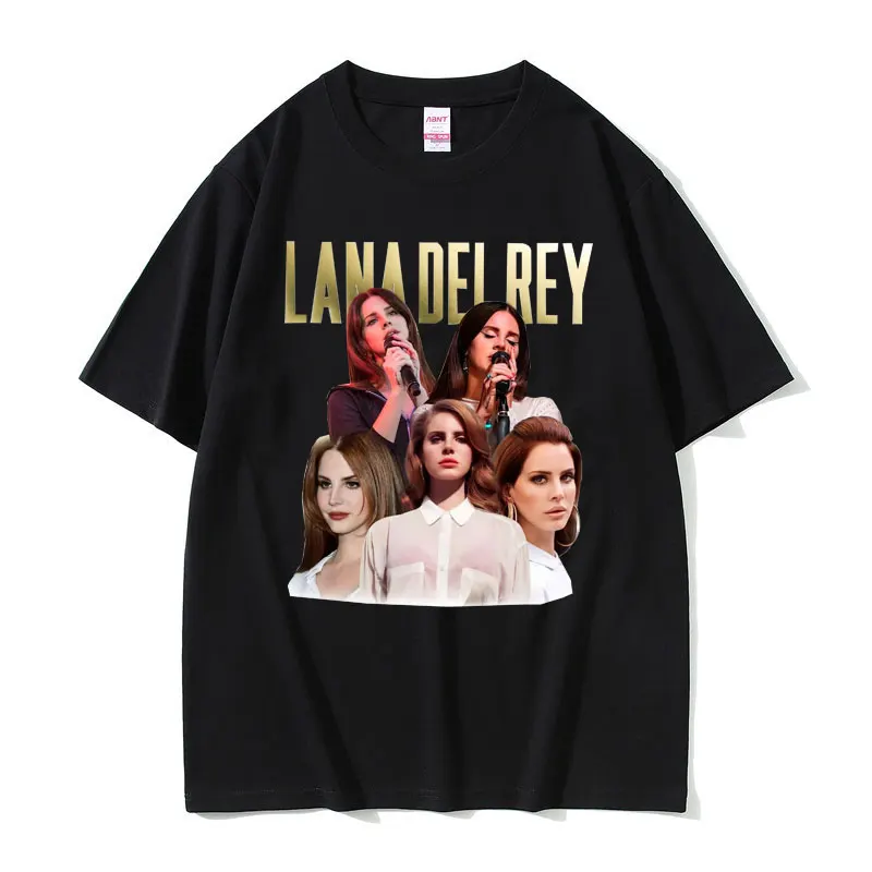

Lana Del Rey Graphic Tshirt Men Women Casual Crewneck Oversized Loose T Shirt Summer Unisex Hip Hop Plus Size Tees Short Sleeve
