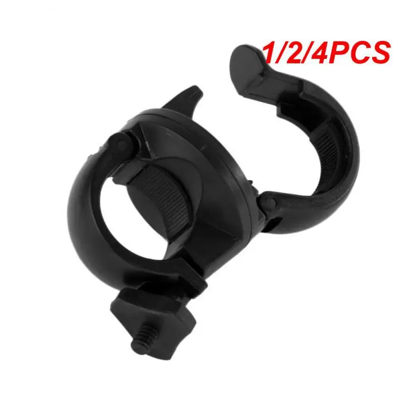 

1/2/4PCS LED Flashlight Holder Clip 360 Degree Mountain Bike Rotating Handlebar Light Mount Front Lights Bracket