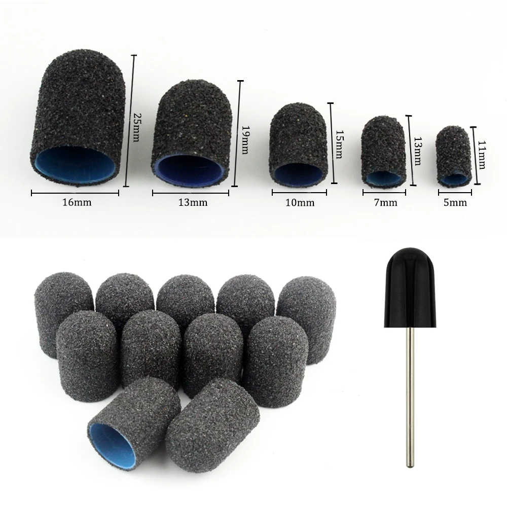 

Шлифовальные колпачки для ногтей, 50 см, 60 # грит