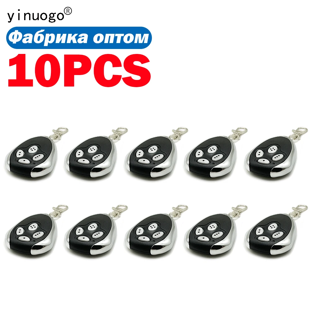 

10 PCS Alutech AT-4 AR-1-500 AN-Motors AT-4 ASG1000 ASG 600 Garage Door Remote Control 433MHz Dynamic Code Gate Remote Control