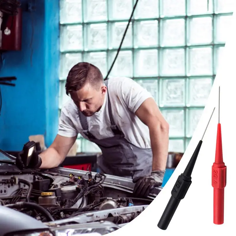 

Insulation Piercing Needle Pin Non Destructive Multimeter Test Probe Multimeter Test Lead Back Probes For Automotive Repairing