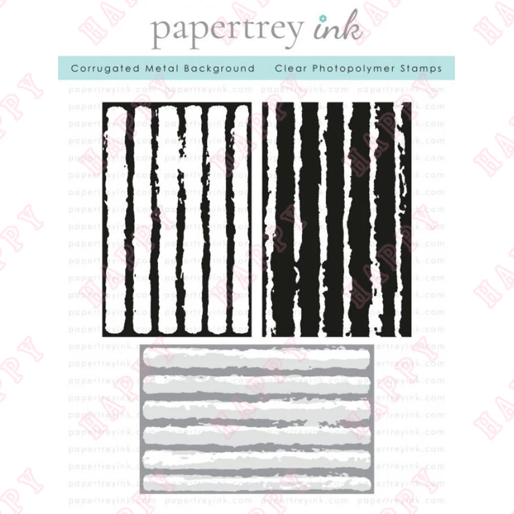 

2022 New Product Corrugated Metal Background Silicone Stamp Scrapbook Diary Diy Decoration Paper Template Greeting Card Handmade