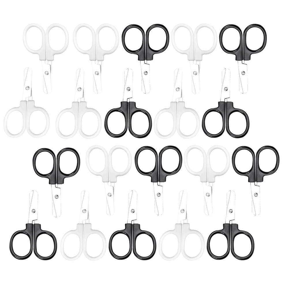 

20Pcs Scissor Handcraft DIY Scissors Kids Scissors Thread Scissors Safety Scissors for Home Handcraft Kids