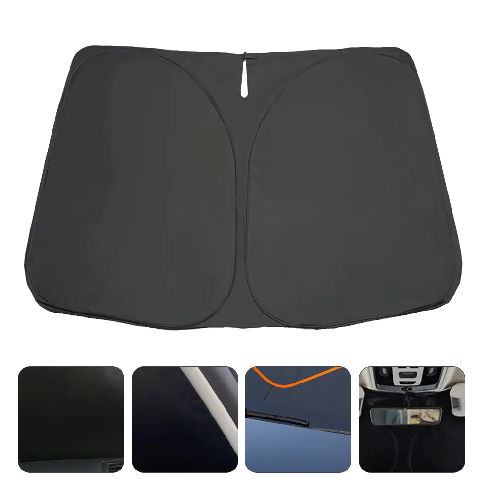 

1pc Heat Insulation Portable Foldable Vehicle Car Sun Protector Car Front Windows Sunshade