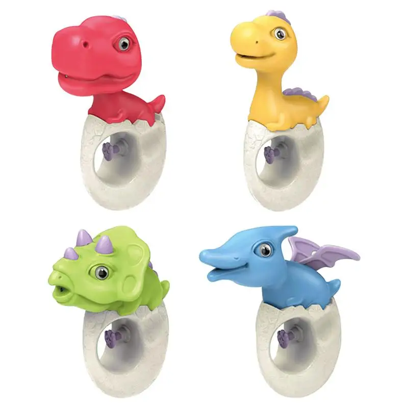 

4Pcs Dinosaur Water Gun Summer Toy For Kids Boys Girls Cartoon Tyrannosaurus Press Water Spray Gun Outdoor Beach Garden Bath