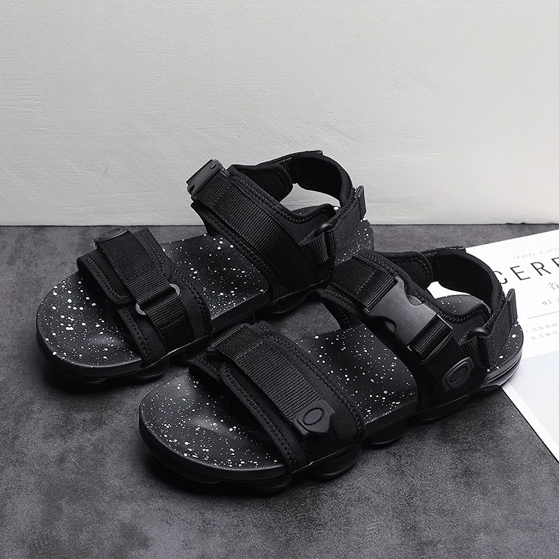 

Men Air Cushion Sandals Fashion Casual Summer Shoes Luxury Brand Designer Classic Sandals Mens Outdoor Fashion Beach Footwear