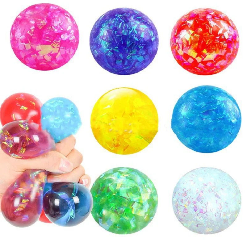 

Spotify premium luminous ball fidget toys rainbow grape ball antistress creative toy children adult soft elastic pressure ball